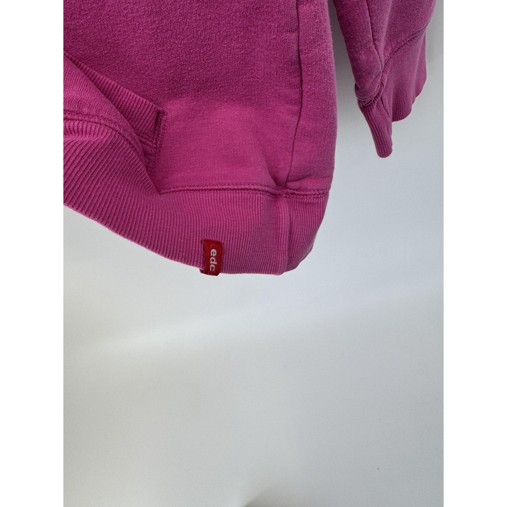edc by Esprit Pink Music Graphic Hoodie Sweatshirt XXL Magenta Pullover - Picture 3 of 6